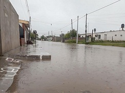 Localidades complicadas con lo que dejó la lluvia del domingo